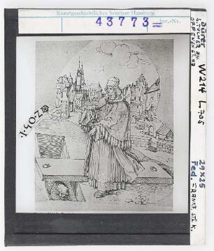 Albrecht Dürer: S. Tucher am offenen Grab. Frankfurt, Städelmuseum