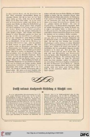 Deutsch-nationale Kunstgewerbe-Ausstellung zu München 1888, [1]
