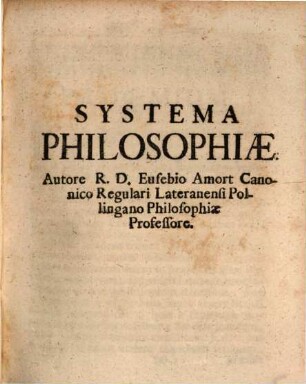 Nova Philosophiae Planetarum Et Artis Criticae Systemata