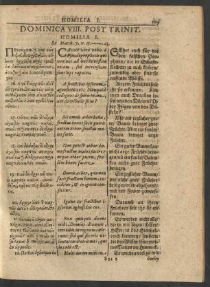 Dominica VIII. Post Trinit.