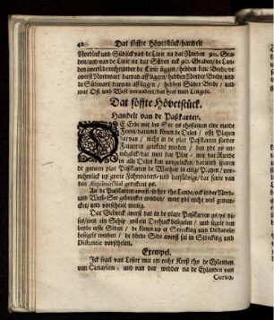 Dat föffte Hövetstück. Handelt van de Paßkarten