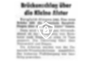 Brückenschlag über die Kleine Alster