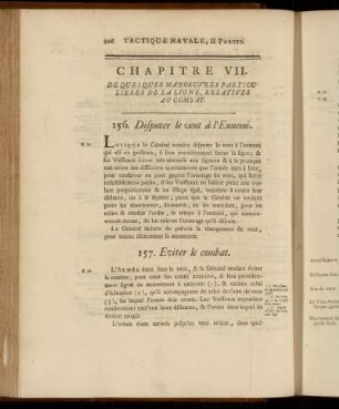 Chapitre VII. De Quelques Manoeuvres Particulieres de la Ligne, Relatives au Combat.