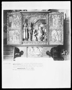 Altärchen mit Szenen aus der Jugend Christi
