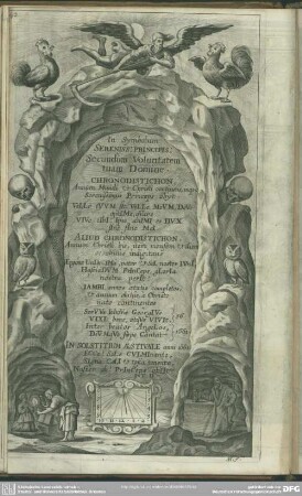 In Symbolum Sereniss : Principis : Secundum Voluntatem tuam Domine