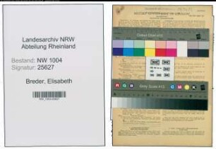 Entnazifizierung Elisabeth Breder , geb. 06.10.1880 (Lehrerin)