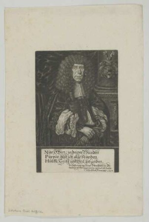 Bildnis des Nicolaus Paul Helffrich