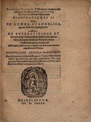 Disputationes duae ... contra Laurentium Arturum