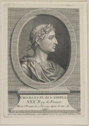 Bildnis des Charles IV de France