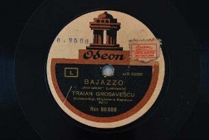 Bajazzo : "Jetzt spielen" / (Leoncavallo)