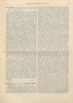 137-141 [Rezension] Bassermann, Heinrich, Akademische Predigten