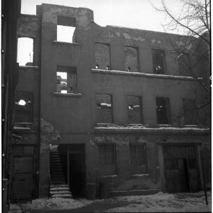 Negativ: Ruine, Goltzstraße 21, 1955