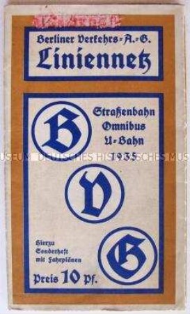 Linienkarte der Berliner Verkehrsbetriebe