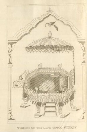 Throne of the Late Tippoo Sultaun