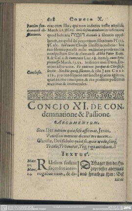 Concio XI. De Condemnatione & Passione