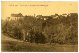 Wolkenstein. Schloss und Stadt