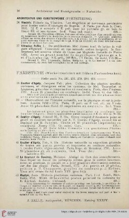 Farbstiche (Nr. 38 - 43)