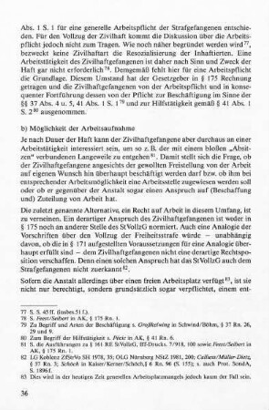 b) Möglichkeit der Arbeitsaufnahme