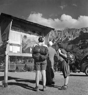 Allgäuer Alpen, Osterachtal, Oberjoch, An der Wand-Tafel