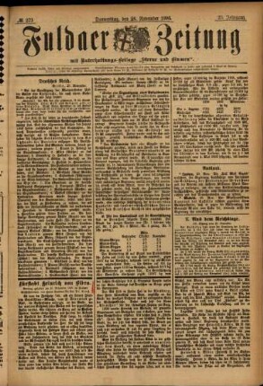 Ausgabe vom Donnerstag, den 26. November 1896.