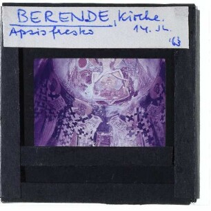 Berende, Kirche : Innenansicht, Apsis