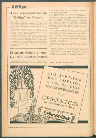 Nueva representación de "Céltiga" en Rosario