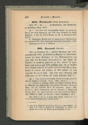 285. Berninck (Arnold).
