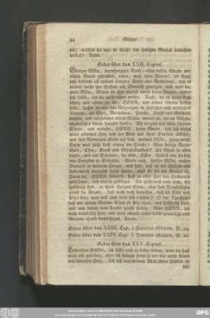 Gebet über das XXII. Capitel.