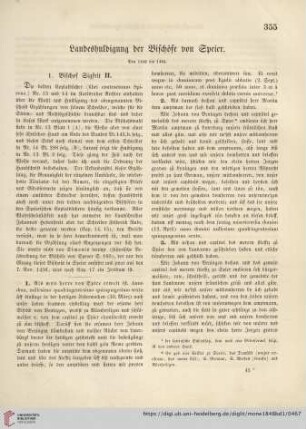 Landeshuldigung der Bischöfe von Speier