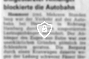 Umgestürzter Anhänger blockierte die Autobahn