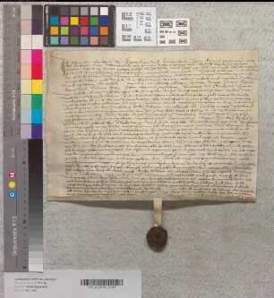Der Richter Johann zum Stroidthuiss zu Harsewinkel bezeugt den Rentenverkauf des Gerhard Pelckmann an Abt Johann und das Kloster Marienfeld aus Pelckmannserbe im Kirchspiel Harsewinkel.