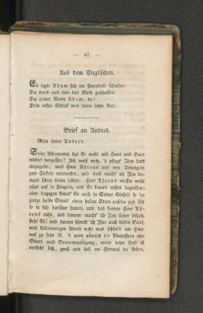 Aus dem Englischen.