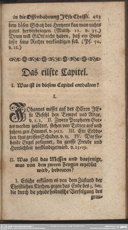 Das eilfte Capitel