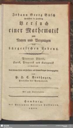 4: Optik, Dioptrik und Katoptrik