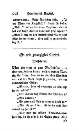 Ein und zwanzigstes Kapitel. Fortsetzung