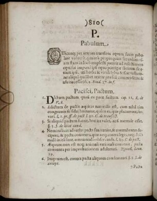 Pabulum [ - ] Peccare, Peccatum.