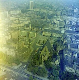Innenstadt von Leipzig : Blick vom Dittrichring Richtung Osten