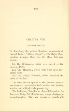 Chapter VIII. Buddhist temples