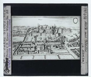 Melk, Stift Melk : Stich, Vogelschau