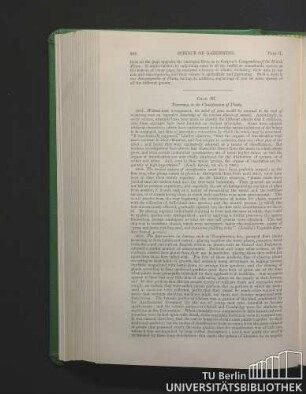 Chap. III. Taxonomy, or the classification of plants.
