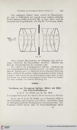 Verfahren zur Erzeugung farbiger Bilder mit Hilfe von Diazoverbindungen. D.R.-P. No. 82 239 vom 26. Mai 1894