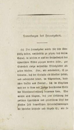 Anmerkungen des Herausgebers