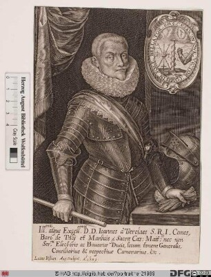 Bildnis Johann Tserclaes Tilly, 1623 Graf von
