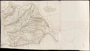 Grund-Riss über den Doßenheimer gemeinen Wald, Schriesheimer Forst, zur Forstmeisterei Heidelberg auch zu dasigem Oberamt gehörig