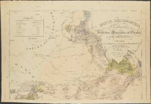 Carta Geognostica de los principales Distritos Minerales del Estado De Mexico