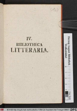 Bibliotheca Litteraria