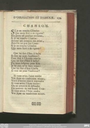 Chanson.