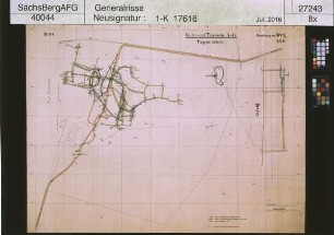 Kaolin- und Tonwerke AG, Tongrube Schletta, Abbauplan
