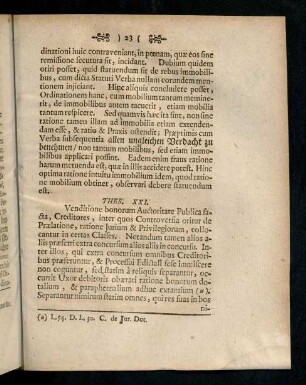 23-33, Thes. XXI - XXVII