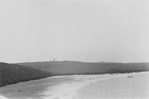 Küste des Kurischen Haffs : Panorama der Küste des Kurischen Haffs von der Wanderdüne aus gegen Nida.